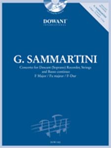 Concerto for Descant Recorder, Strings, B.c. in F - sopránová flétna a klavír